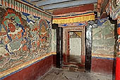 Ladakh - Sankar gompa (Leh), mural paintings